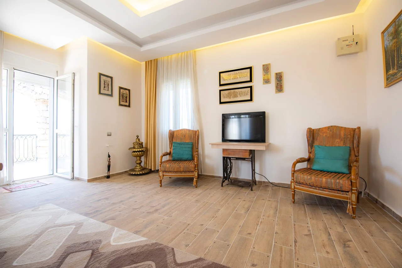 Villa Boncuk oturma alanı