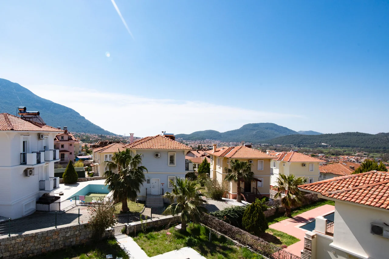 Villa Boncuk dış cephe ve havuz