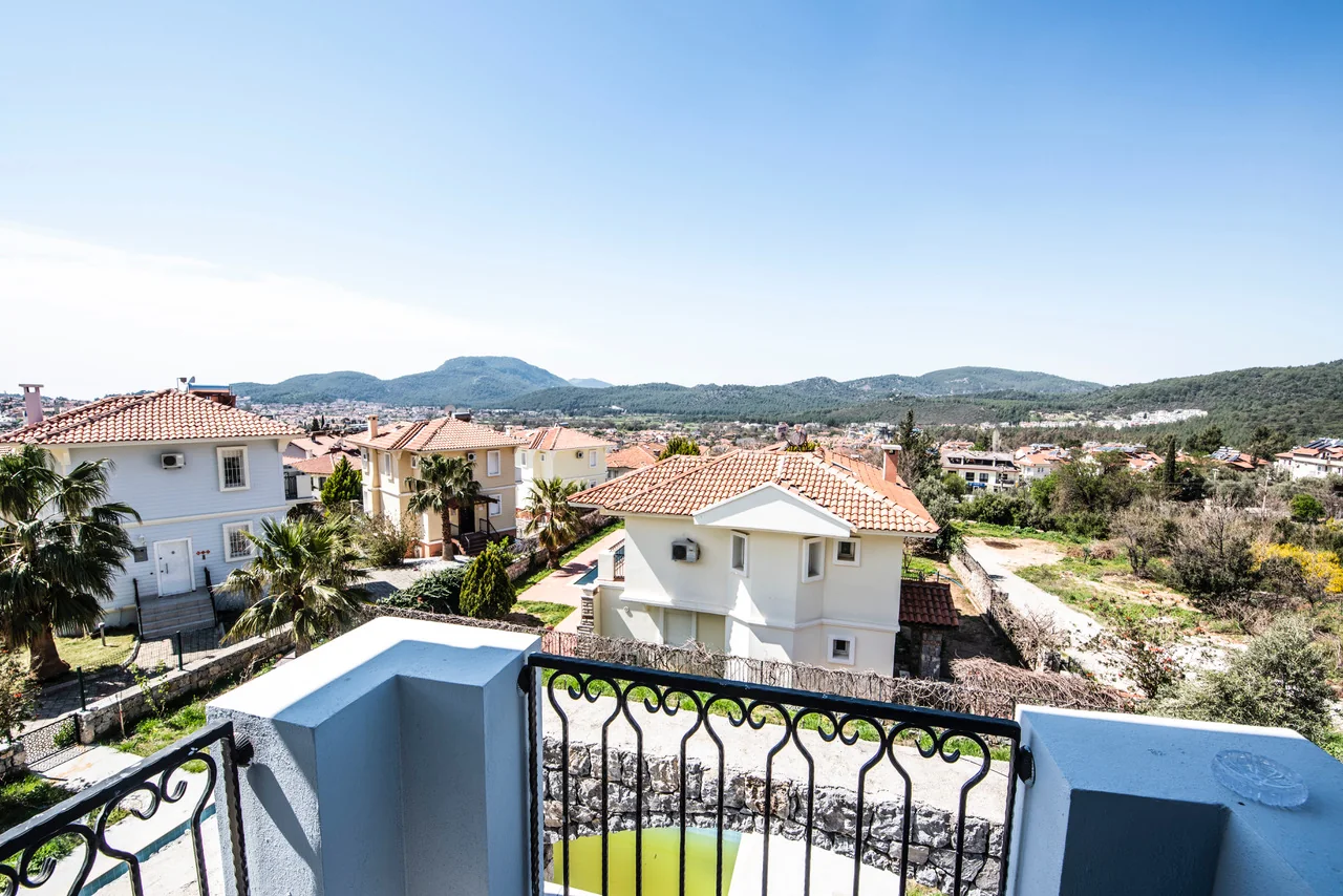 Villa Boncuk açık alan görünümü